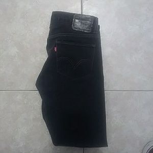 Levi 511 Skinny Jeans Black 34w32l